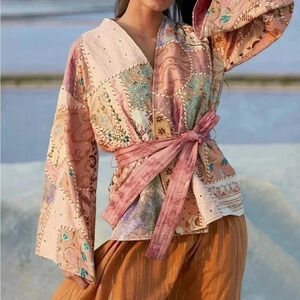 BNWT MES DEMOISELLES Kimono New Zen Legendary patchwork kimono